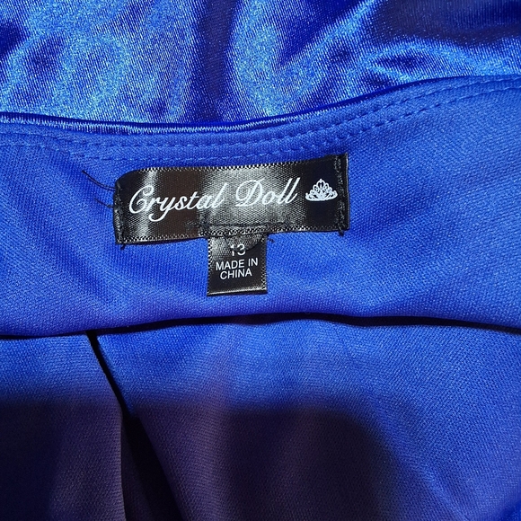 NWT CRYSTAL DOLL ZIPPERED SLEEVELESS MINI PARTY SHEATH DRESS - Picture 6 of 10